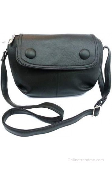 Belladona Girls, Women Casual, Formal Black Leatherette Sling Bag